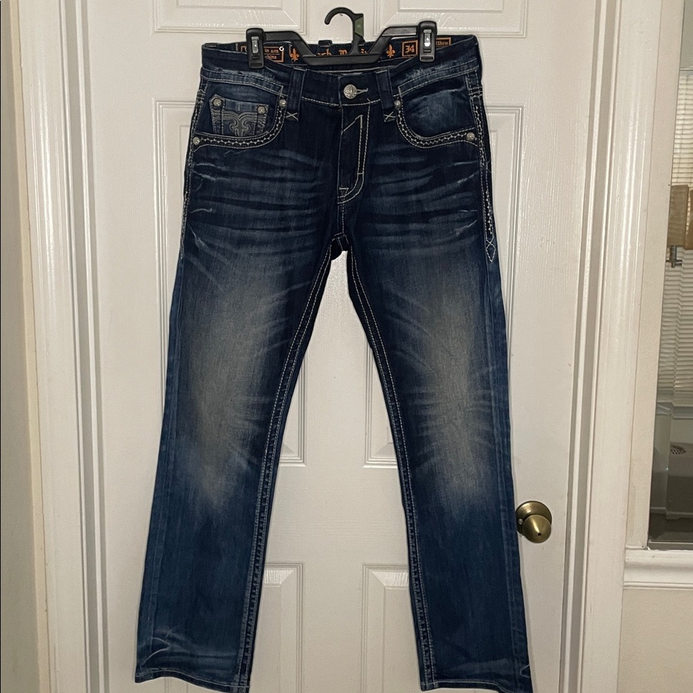 Rock Revival Matthew Straight jeans 34x30